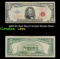 1963 $5 Red Seal United States Note Grades vf++