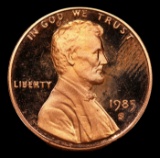 1985-s Proof Lincoln Cent 1c Grades GEM++ Proof Deep Cameo
