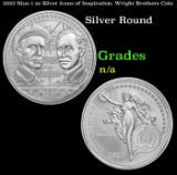2022 Niue 1 oz Silver Icons of Inspiration: Wright Brothers Coin
