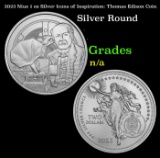 2023 Niue 1 oz Silver Icons of Inspiration: Thomas Edison Coin