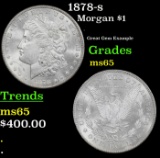 1878-s Morgan Dollar $1 Grades GEM Unc