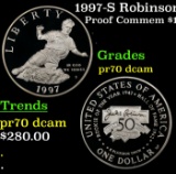 1997-S Robinson Proof Modern Commem Dollar $1 pr70 dcam SEGS