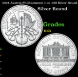 2024 Austria Philharmonic 1 oz .999 Silver Round