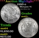 *Highlight* 1880-o Morgan Dollar $1 ms63+ SEGS (fc)