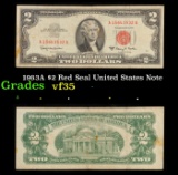 1963A $2 Red Seal United States Note Grades vf++