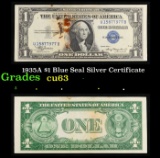 1935A $1 Blue Seal Silver Certificate Grades Select CU