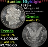 *Highlight* 1878-s Morgan Dollar $1 ms66+ PL SEGS (fc)