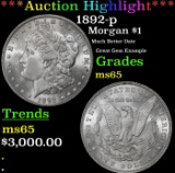 *Highlight* 1892-p Morgan Dollar $1 ms65 SEGS (fc)