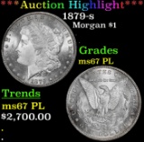 *Highlight* 1879-s Morgan Dollar $1 ms67 PL SEGS (fc)
