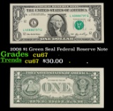 2006 $1 Green Seal Federal Reserve Note Grades Gem++ CU