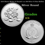 2023 Disney Mickey & Donald 1 oz .999 Silver $2 Niue Bullion