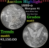 *Highlight* 1889-o Morgan Dollar $1 Choice+ Unc USCG (fc)
