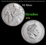 2022 Star Wars Darth Vader 1oz .999 Silver $2 New Zealand Niue Commerative Coin Grades Ungraded
