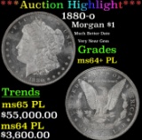 *Highlight* 1880-o Morgan Dollar $1 ms64+ PL SEGS (fc)