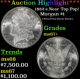 *Highlight* 1882-s Morgan Dollar Near Top Pop! $1 ms67+ SEGS (fc)