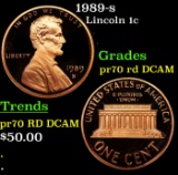 1989-s Proof Lincoln Cent 1c pr70 rd DCAM SEGS