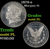 1879-s Morgan Dollar $1 Grades GEM+ UNC PL