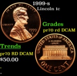 1999-s Proof Lincoln Cent 1c pr70 rd DCAM SEGS
