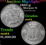 *Highlight* 1892-p Morgan Dollar $1 ms64 SEGS (fc)