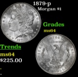 1879-p Morgan Dollar $1 Grades Choice Unc