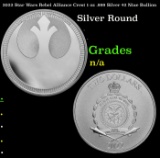 2022 Star Wars Rebel Alliance Crest 1 oz .999 Silver $2 Niue Bullion