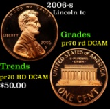 2006-s Proof Lincoln Cent 1c pr70 rd DCAM SEGS
