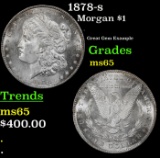 1878-s Morgan Dollar $1 Grades GEM Unc