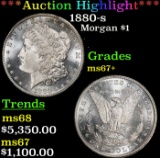 *Highlight* 1880-s Morgan Dollar $1 ms67+ SEGS (fc)