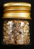 Scarce 5ml  Vial of 100% Pure Gold Leaf. Wow! Cool!