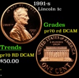 1991-s Proof Lincoln Cent 1c pr70 rd DCAM SEGS