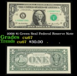 2006 $1 Green Seal Federal Reserve Note Grades Gem++ CU