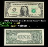 2006 $1 Green Seal Federal Reserve Note Grades Gem++ CU