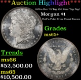 *Highlight* 1879-s Rev '78 Top 100 Morgan Dollar Near Top Pop! $1 ms65+ SEGS (fc)