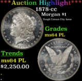 *Highlight* 1878-cc Morgan Dollar $1 ms64 PL SEGS (fc)