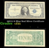 1957A $1 Blue Seal Silver Certificate Grades vf++