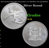 2023 Jurassic Park 30th Anniversary 1 oz .999 Silver 50c Fuji Bullion