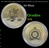 2023  Disney Micky Mouse & Donald Duck 1oz .999 Silver $2  Niue Commerative Coin Grades Ungraded