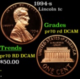 1994-s Proof Lincoln Cent 1c pr70 rd DCAM SEGS