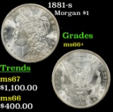 1881-s Morgan Dollar $1 Grades GEM++ Unc