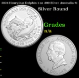 2024 Hourglass Dolphin 1 oz .999 Silver Australia $1