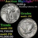 *Highlight* 1930-p Standing Liberty Quarter 25c ms65+ FH SEGS (fc)