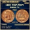 1891 Indian Cent TOP POP! 1c ms66 rb SEGS