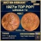 1927-d Lincoln Cent TOP POP! 1c ms66+ rb SEGS