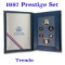 1987 United States Mint Prestige Proof Set 6 Coins W/ Box & COA