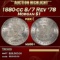 1880-cc 8/7 Rev '78 Morgan Dollar $1 ms66+ SEGS