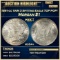 1891-cc VAM 3 Spitting Eagle Morgan Dollar TOP POP! $1 ms64+ SEGS