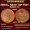 1864 L Indian Cent Near Top Pop! 1c ms66+ rb SEGS