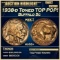 1938-d Buffalo Nickel Toned TOP POP! 5c ms68+ SEGS