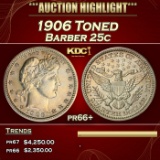 1906 Proof Barber Quarter Toned 25c pr66+ SEGS