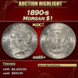 1890-s Morgan Dollar $1 ms65+ SEGS